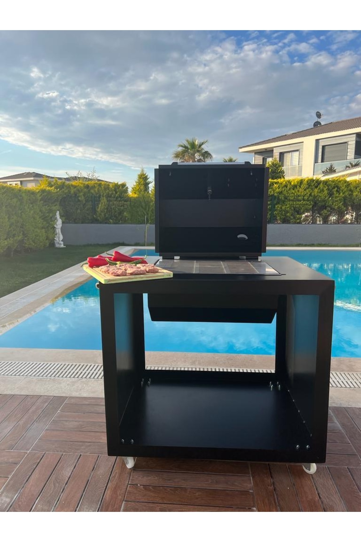 Robust Xl Hem Odun Hem Kömürlü Barbekü Mangal 4