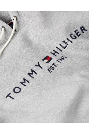Core Tommy Logo Hoody Erkek Sweatshirt MW0MW10752_501