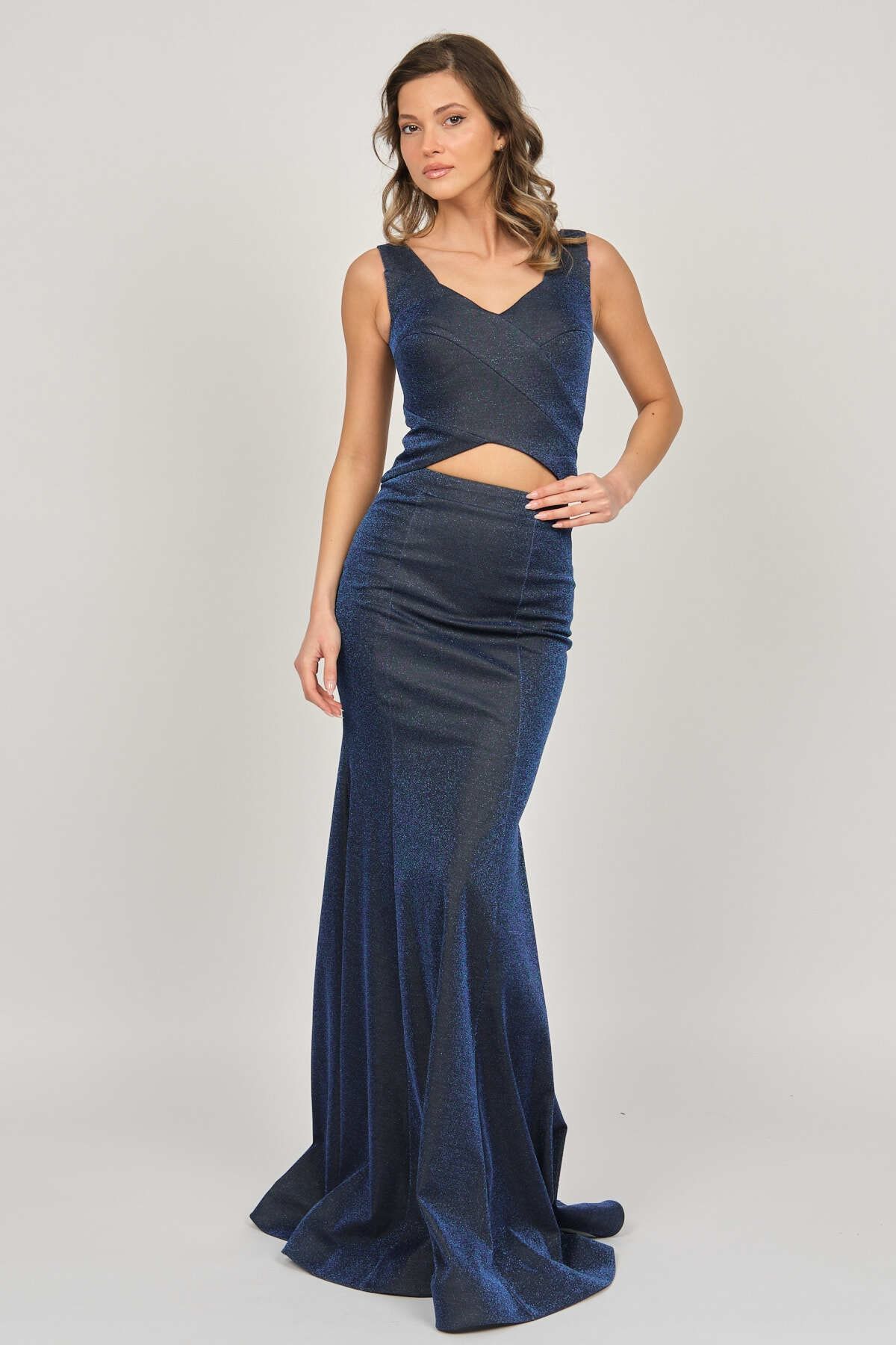 Women's two piece formal wear discount