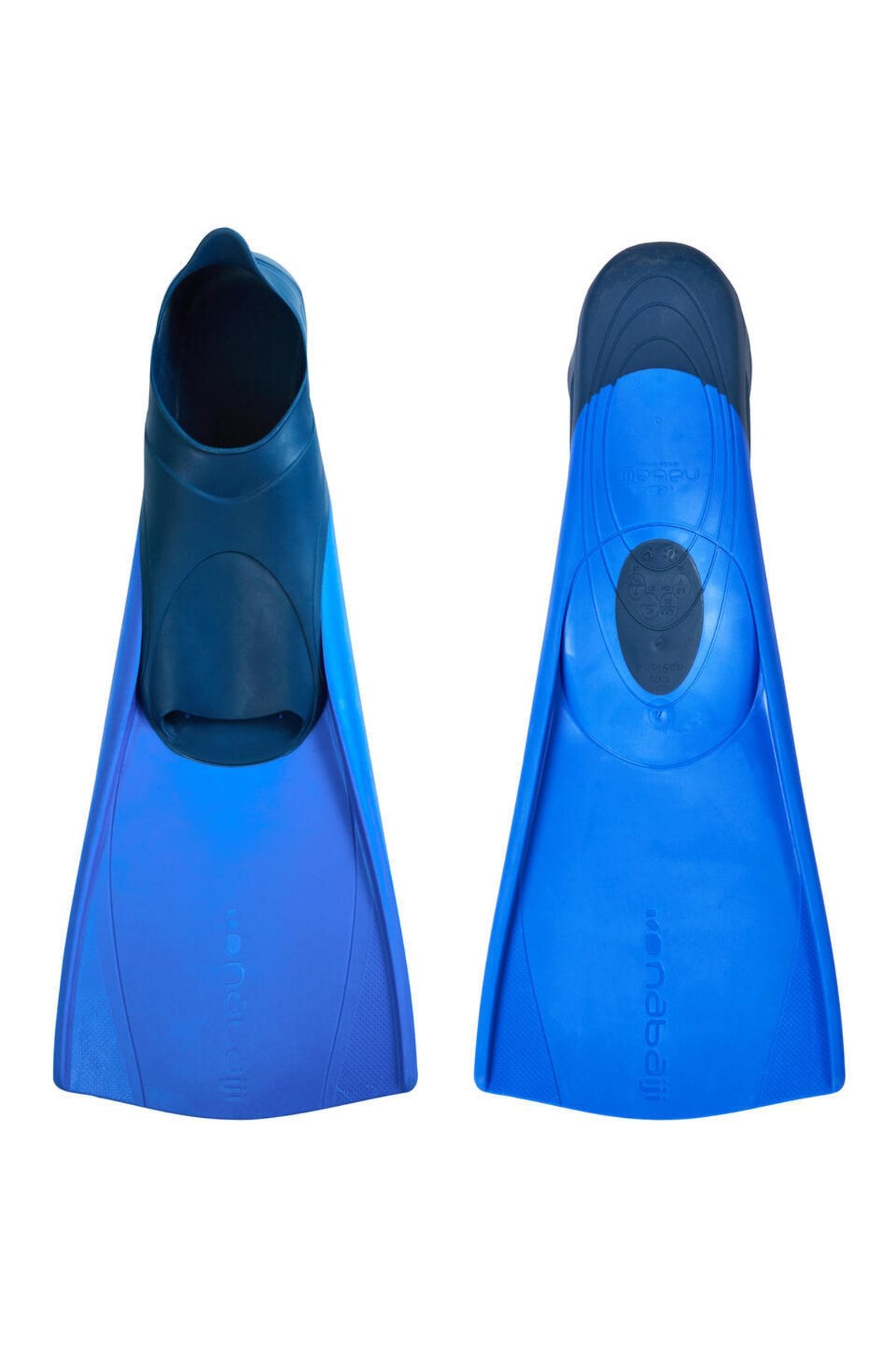 Decathlon-- زعانف سباحة زعانف سباحة زعانف طويلة باللون الأزرق 4