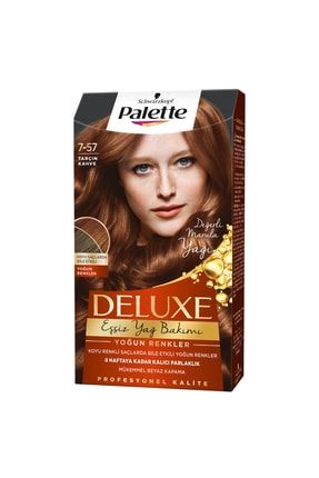 Deluxe Yoğun Renkler Saç Boyası Tarçın Kahve 7-57 20000034488418