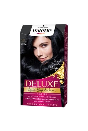 Deluxe Saç Boyası Siyah Inci Gece Mavisi 1-1 80 Ml 20000034483639