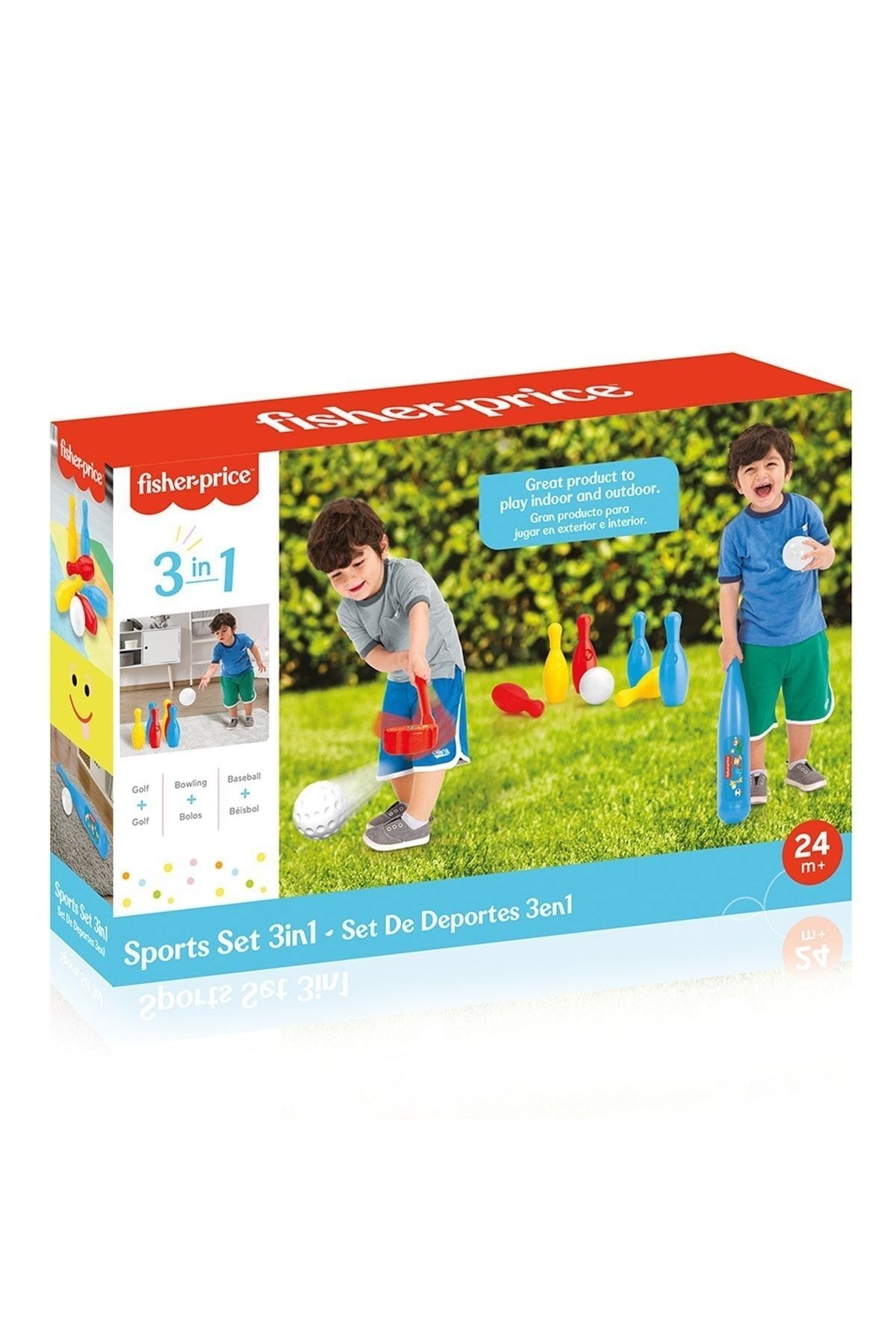 DOLU OYUNCAK 1843 Dolu, Fisher Price 3ü 1 Arada Spor Seti