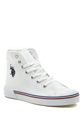 Penelope Hı Beyaz Renk Boğazlı Sneaker Ayakkabı BYZ-PENELOPEHI2FXNEW-MP