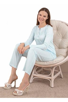 137 Kadın Kışlık Battal Pijama Takım FE-15321200137