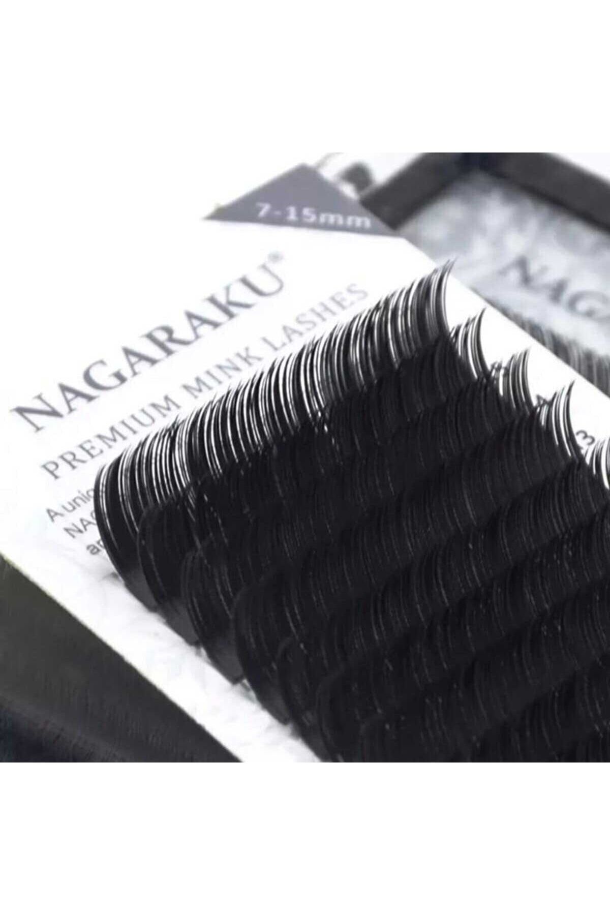 ست مژه ابریشم 0.15 D Curl Mix NAGARAKU