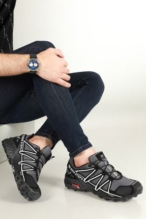Outdoor Rahat Siyah Füme Erkek Spor Ayakkabı 160 SALOMON160CTY