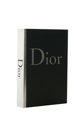 Dior Siyah Gümüş Dekoratif Kitap Kutu iray088
