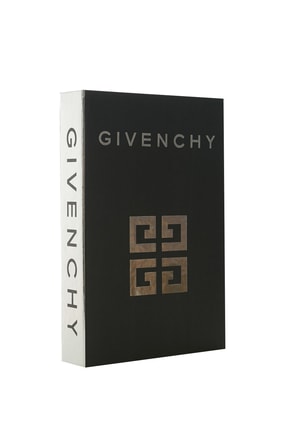 Givenchy Dekoratif Kitap Kutu Gümüş Siyah iray088