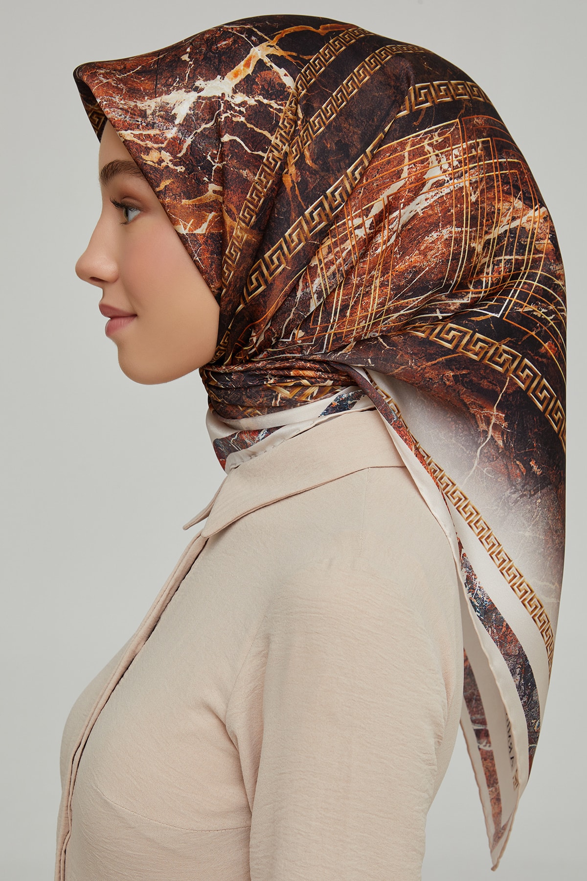 روسری زنانه آرمینه | E21KA8615D03 Armine - Image 2