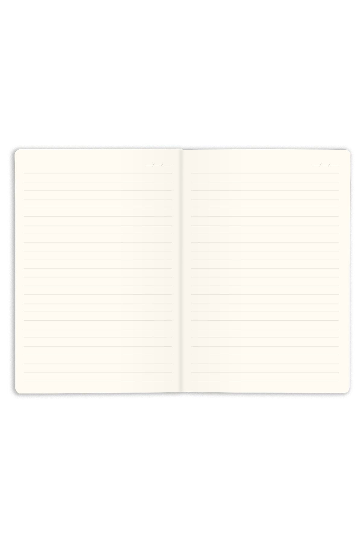 Matt Notebook-Σημειωματάριο 14x20 Σκληρό Εξώφυλλο Μπεζ ριγέ 6