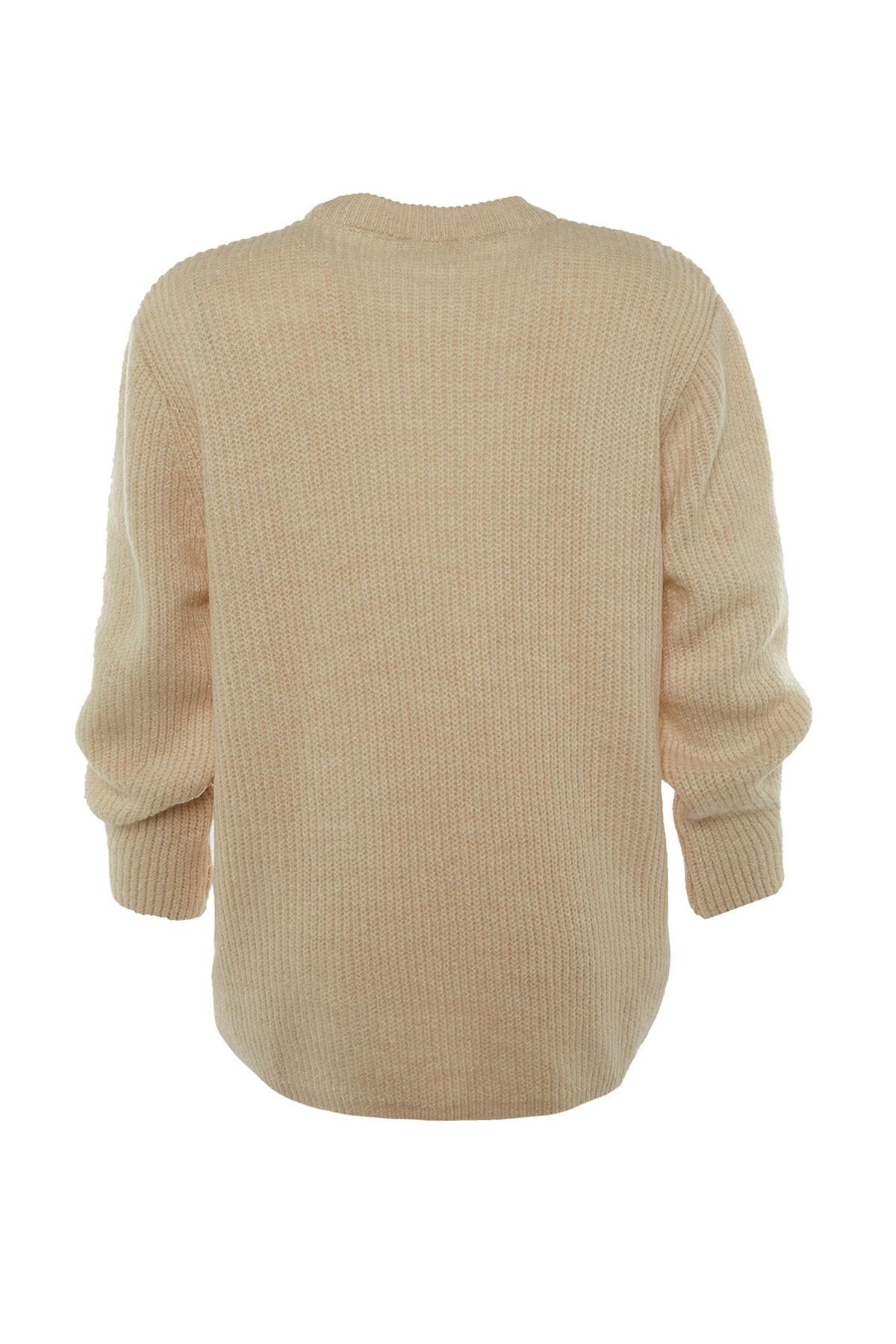 Trendyol Collection-Основен плетен пуловер с широка кройка и мека текстура - двойка Twoaw20Fv0142 8