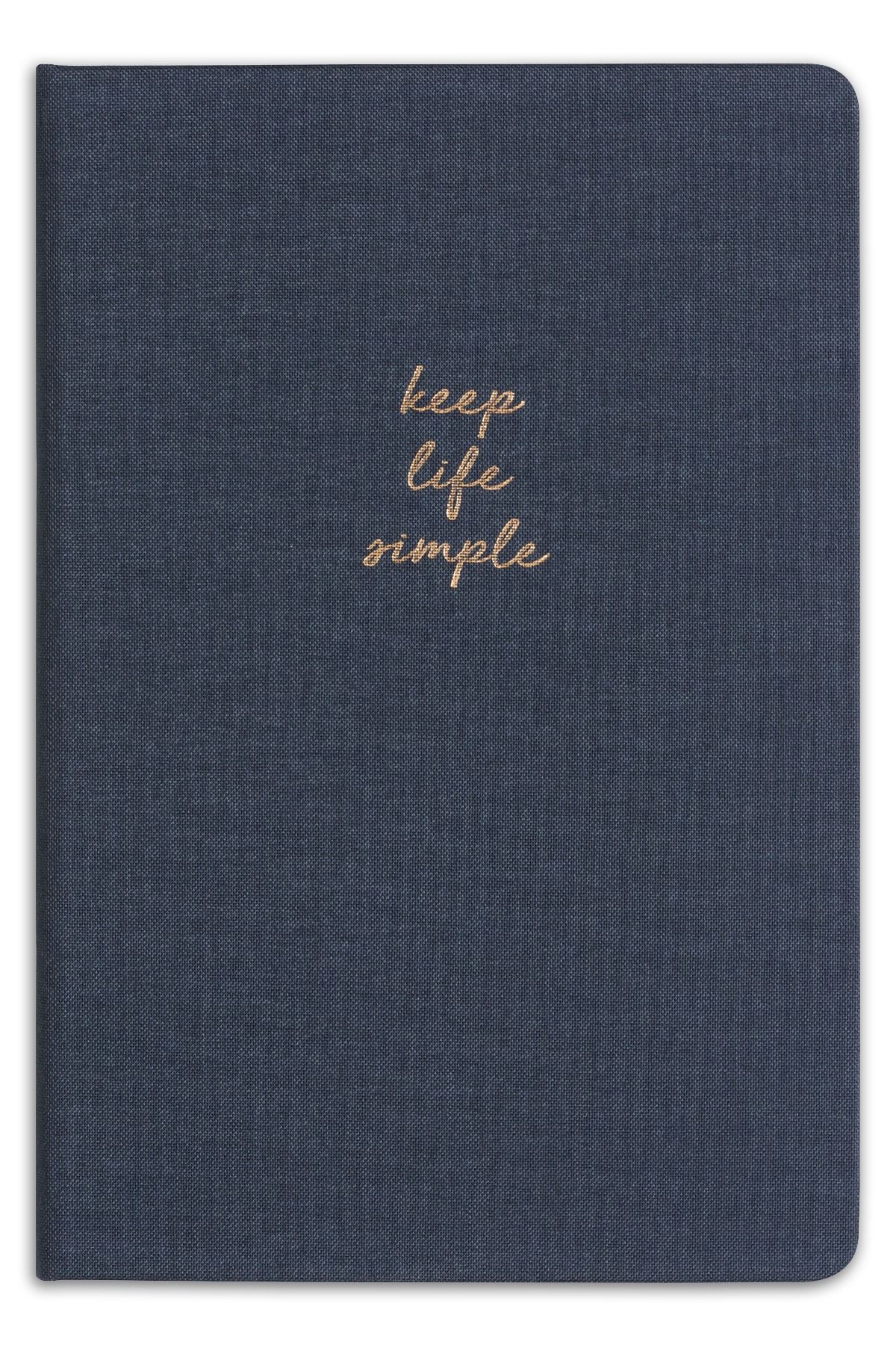 Matt Notebook-14x20 Hard Cover Notebook Plain, Unlined Navy Blue 4