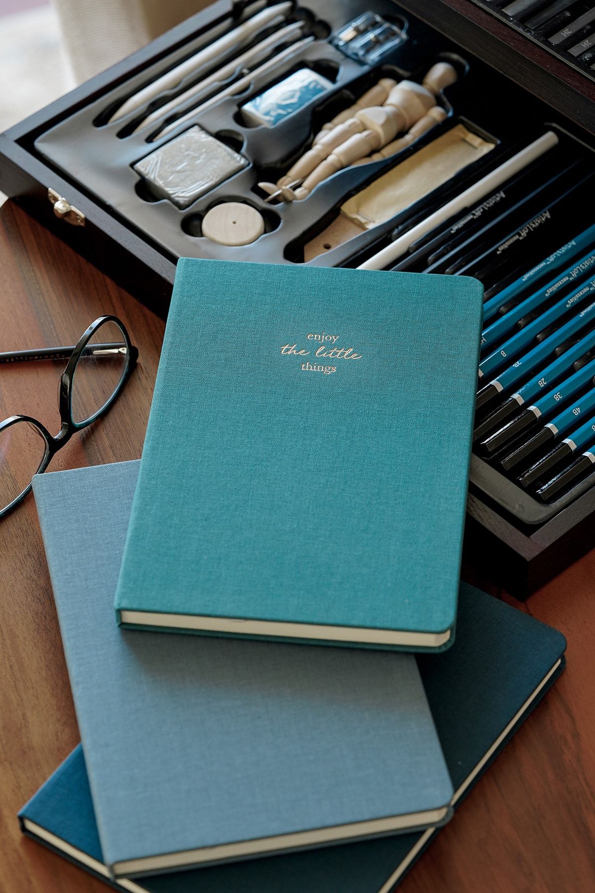 Matt Notebook-14x20 Hard Cover Notebook Plain, unlined Dark Green 2
