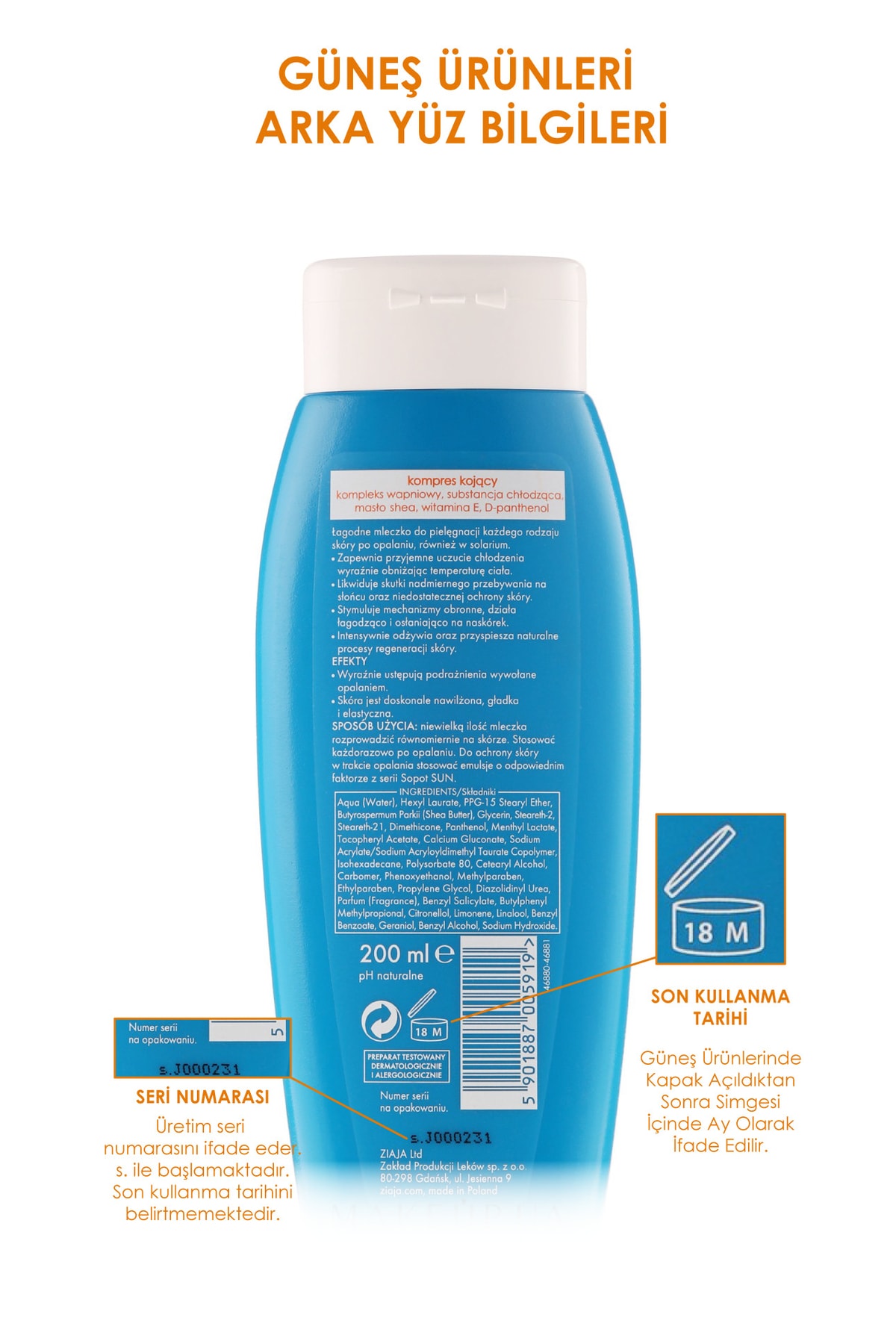 Sun Bebek ve Çocuk Güneş Losyonu SPF50+ 125 ml — 1003558 — تصویر 2 از 2