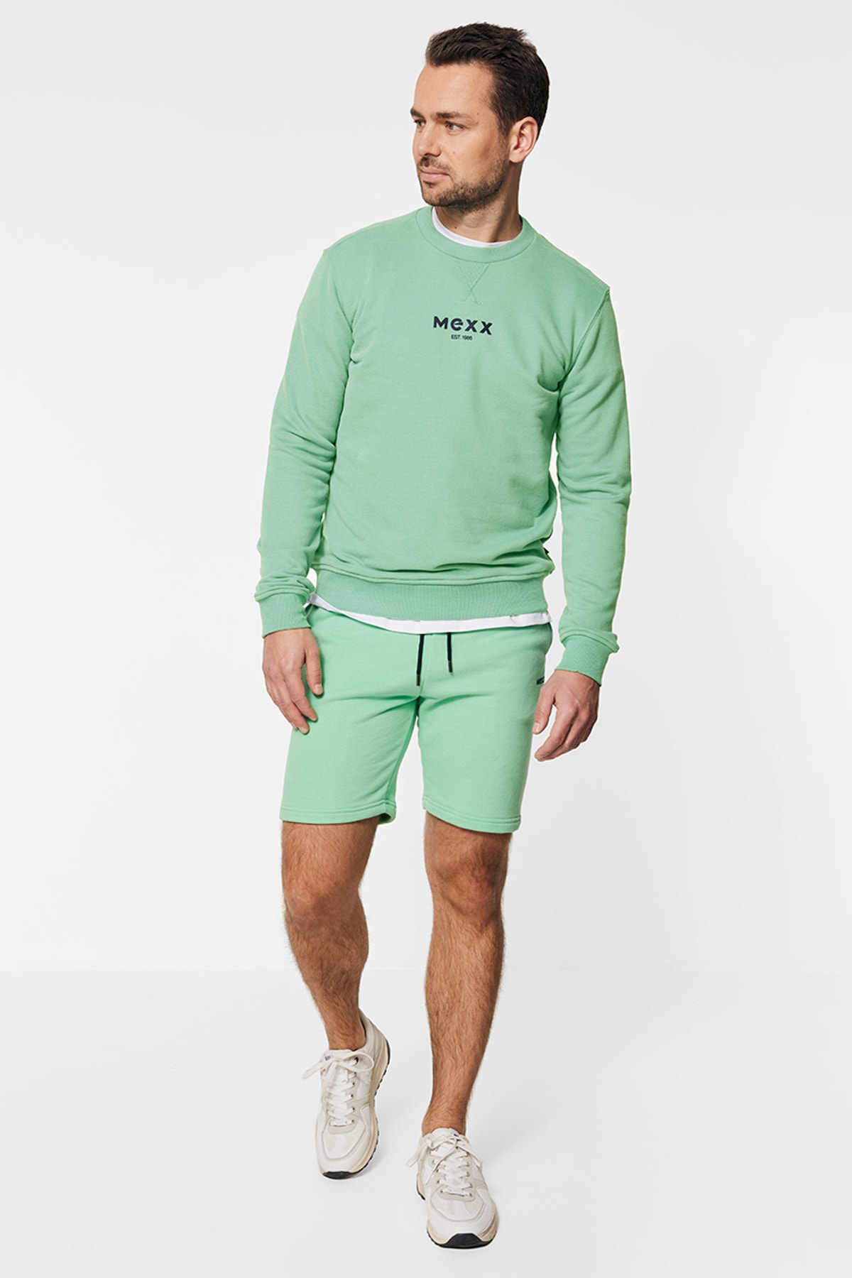 MEXX Sweatshirt Grün Regular Fit Fast ausverkauft FN8101