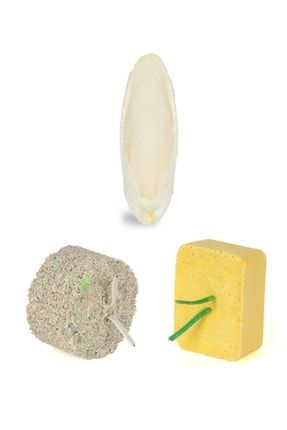 Quik Enerji Blok-mineral Blok-mürekkep Balığı (KALAMAR) Kemiği 7-8cm Ve Tutacak 619661s