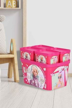 Lisanslı Barbie 5'li Oyuncak Ve Saklama Kutusu Seti 24 Lt TYC00461225684