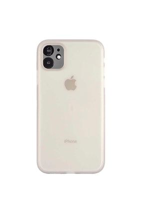 Apple Iphone 11 Uyumlu Kılıf Matte Transparent Ultra Slim Perfect Mold Soft Case CS-PPKPKSRS40
