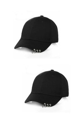 Piercing Li Siyah Şapka 3 Pirsingli 0606