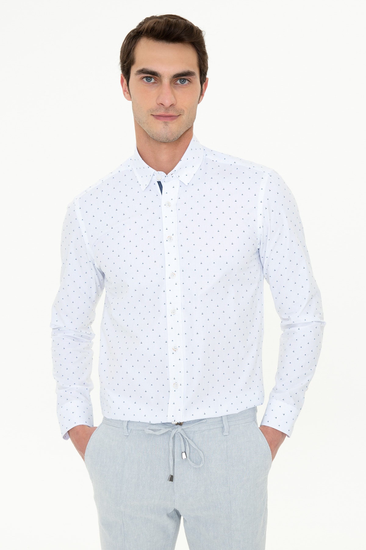 پیراهن مردانه راسته آستین بلند | پیر کاردین Pierre Cardin G021SZ004.000.1369599 - تصویر 3