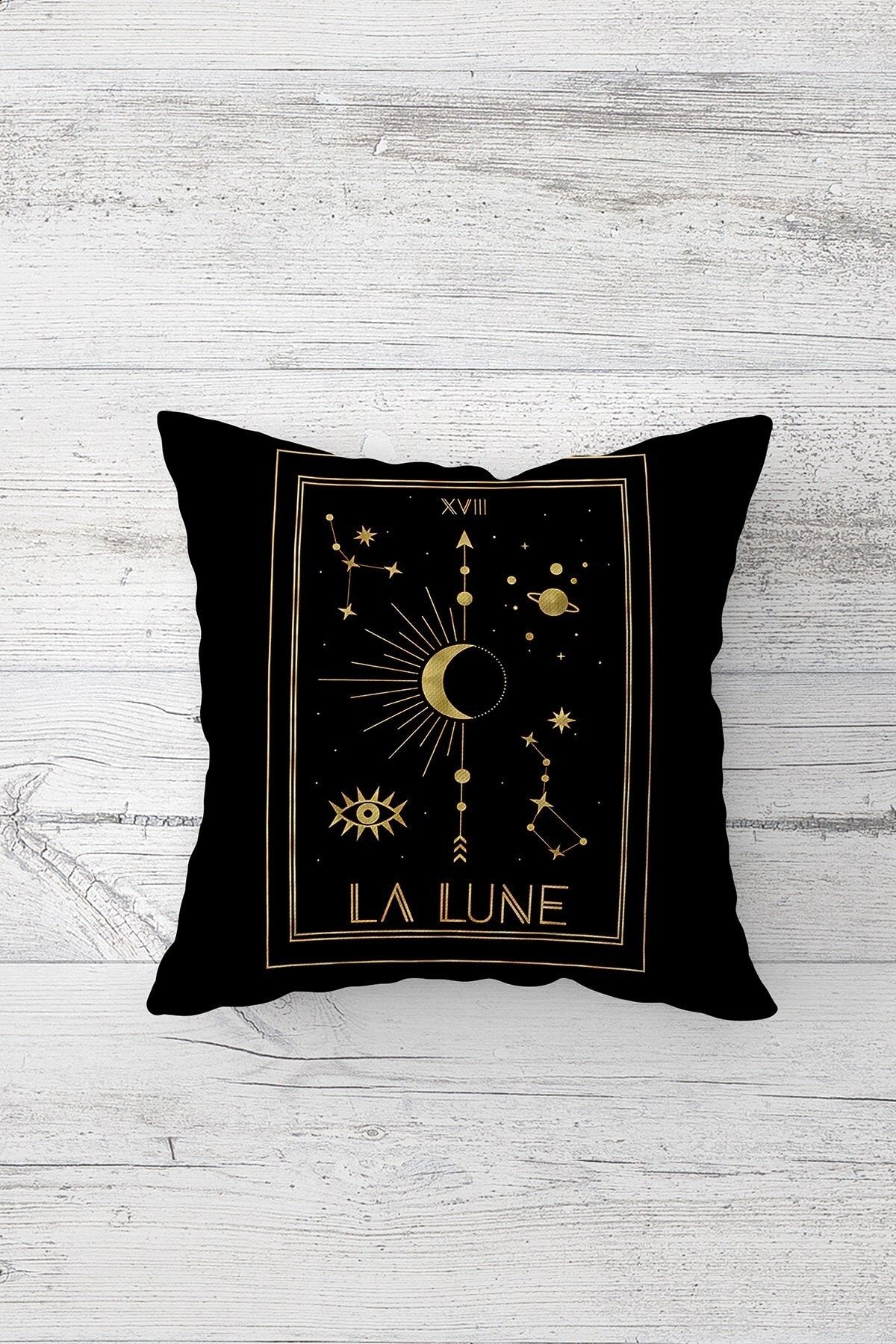 on the clouds-Astrology Moon Planet Double Sided Printed Hidden Zippered Pillowcase Throw Pillow Seat Pillowcase 1