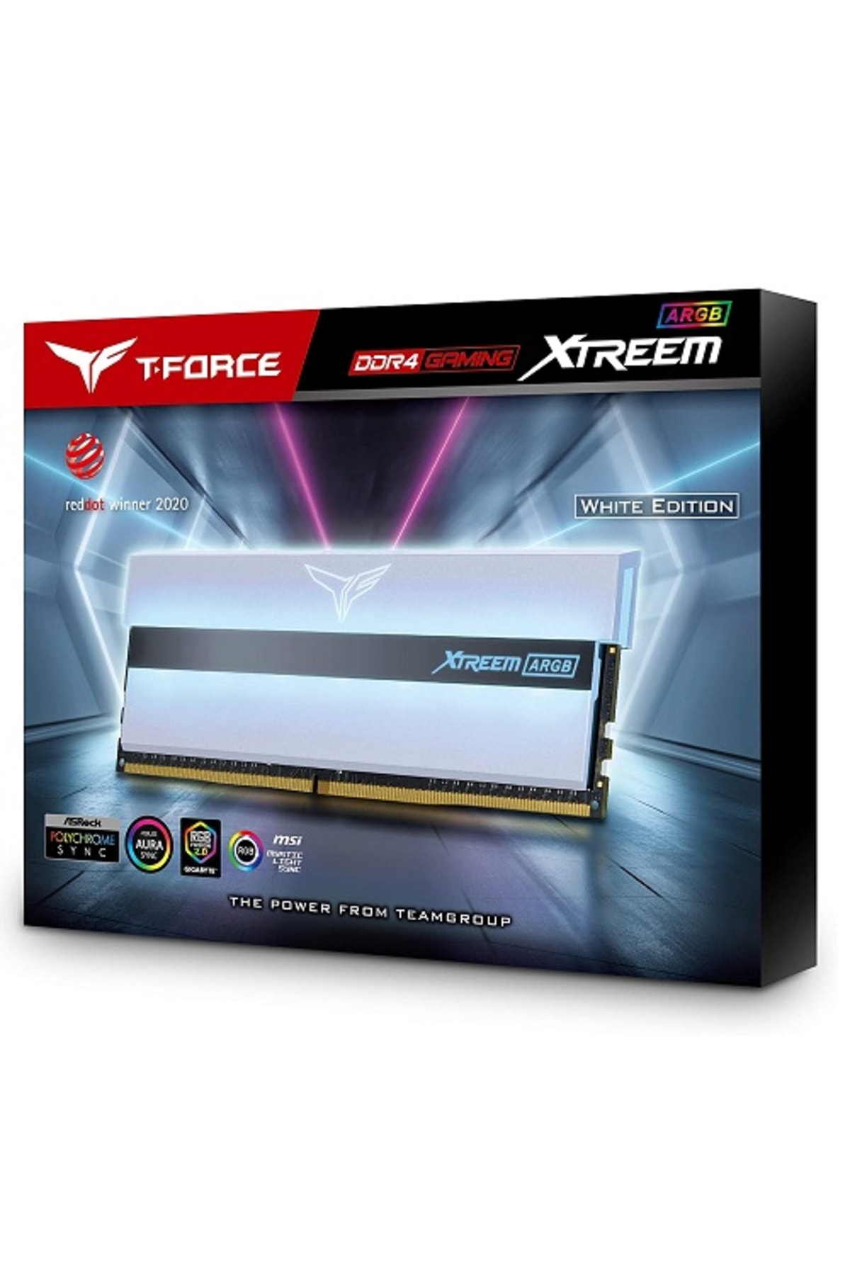 Genel Markalar T-FORCE XTREEM ARGB 16GB(2x8GB) DDR4 3600Mhz CL18