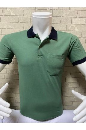 Çağla Yeşili Polo Yaka Tişört 1984900