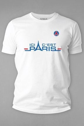 Paris Saint Germain Tişörtü - Beyaz FTBL-034
