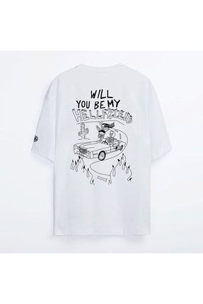 Oversize Will You Be My Hell Friend Unisex T-shirt TW-3532