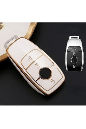 Mercedes Fbs4 Tipa Beyaz Slikon Anahtar Kılıf Kumanda Kabı Kılıfı Oto Anahtarlık Mercedes Anahtarlık TYC00462859016