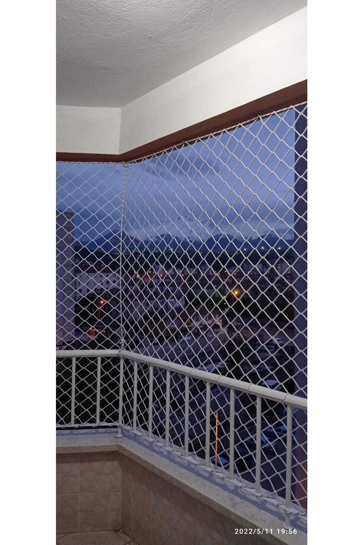 Kare Safety 6mm Kalınlıkta 5x5 Göz Aralığı 1.50x2 Metre Evcil Hayvan Ve Çocuk Emniyet Filesi fotoğrafı 5 (önizleme)