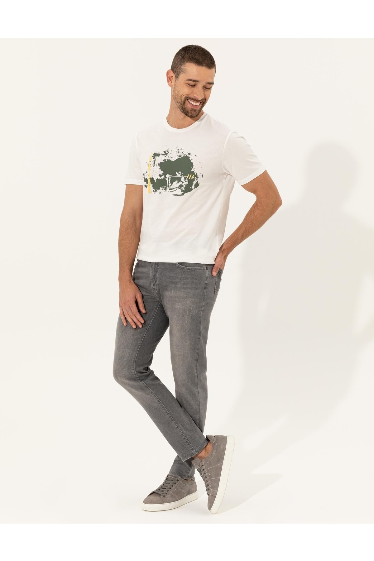 تیشرت یقه پلو مردانه راسته آستین کوتاه | پیر کاردین Pierre Cardin G021SZ011.000.1373923 - تصویر 5