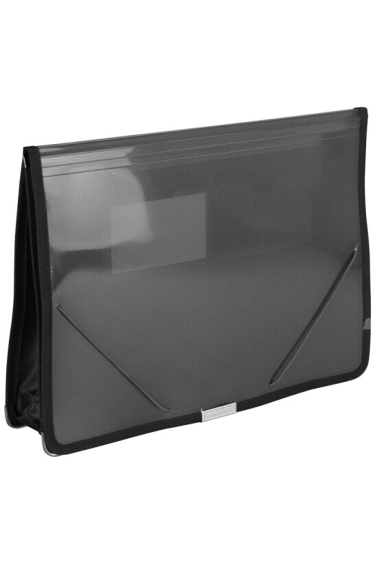 Bigpoint-7.5 cm Volume Black Document File - Compatible with A4 with Special Rubber System 1