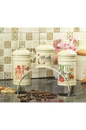 Köprülü Çay Kahve Ve Şekerlik Seti Krem ŞKRL1