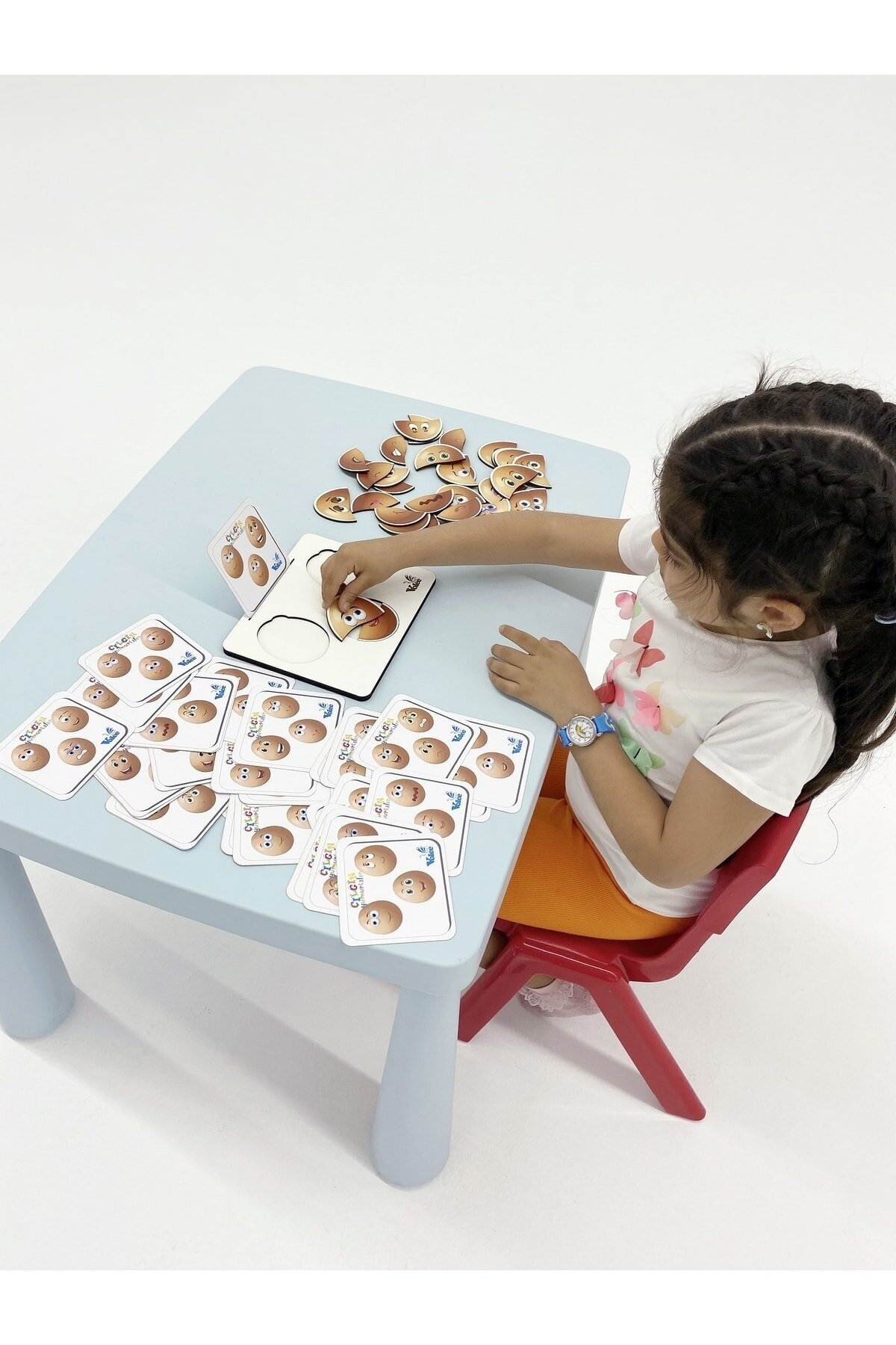 giftoom Gıftoom -eğlenceli Yumurtalar-okul Öncesi Renkli Eğitici Duygu Eşleştirme Dikkat Geliştirme Kartları fotoğrafı 2 (önizleme)