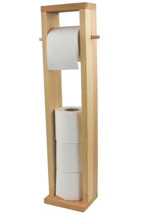 Tuvalet Kağıtlığı Ahşap Tuvalet Kağıtlığı Wc Kağıt Koyma Standı Yedekli Tuvalet Kağıtlık wckagitlik