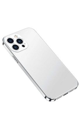 Iphone 12 Pro Max Uyumlu Sert Kamera Korumalı Arkası Parlak Mat Kenarları Parlak Kılıf Bobo+iPhone+12+Pro+Max
