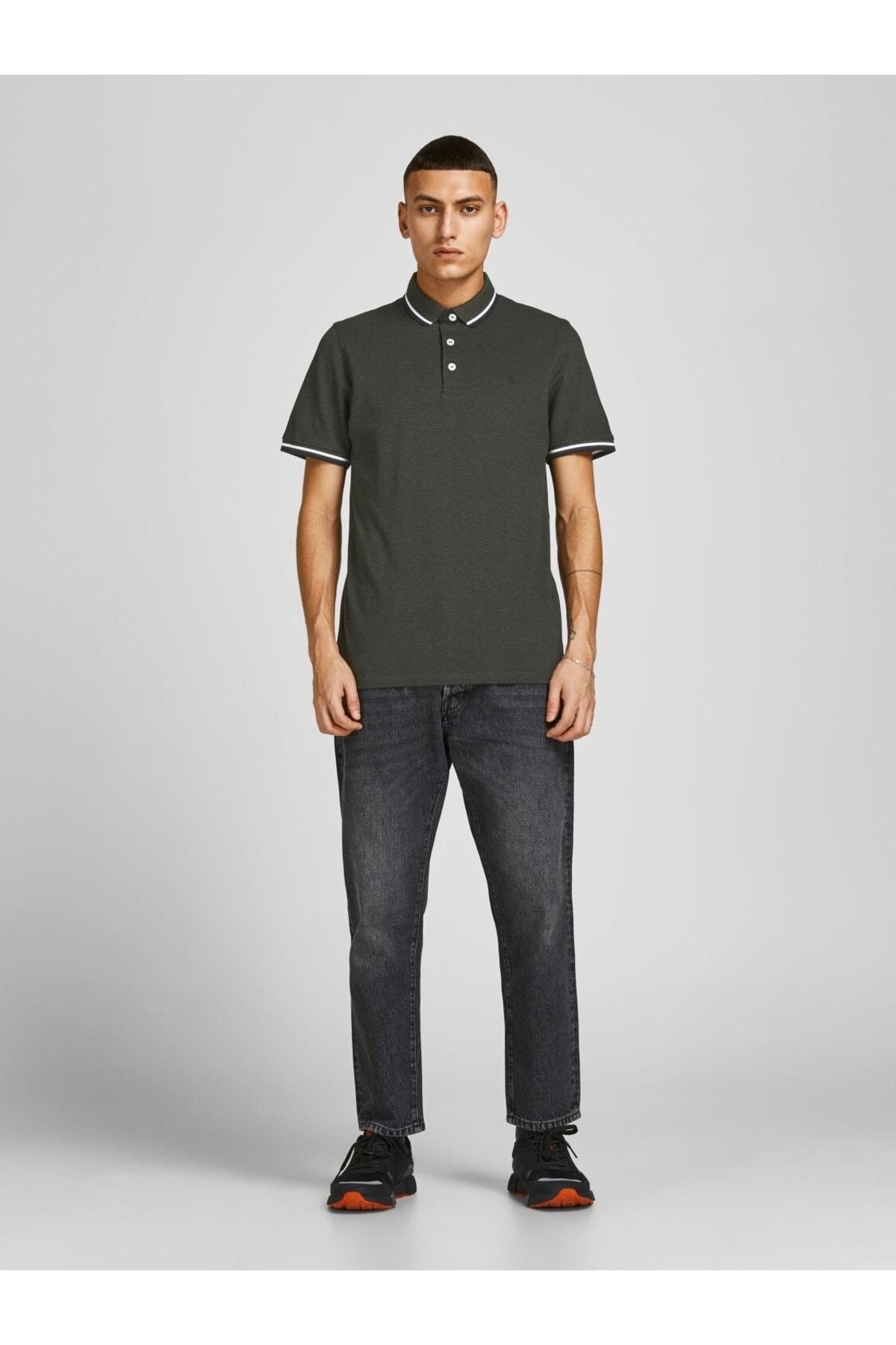تیشرت یقه پلو مردانه راسته آستین کوتاه | جک اند جونز Jack & Jones 12191216 - تصویر 7