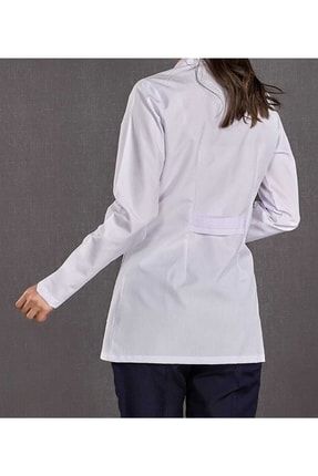 Ünifoa Kadın Ceket Yaka Doktor Hemşire Öğretmen Önlük RM260520