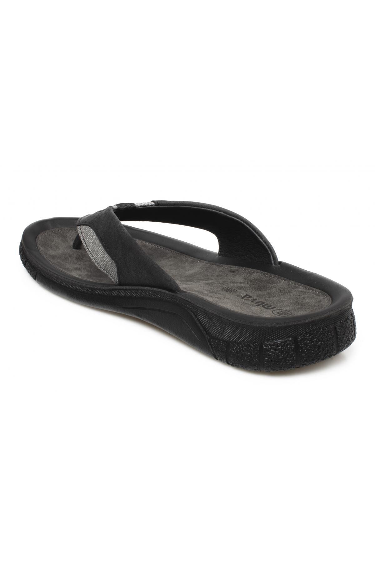 دمپایی سیاه مردانه 31314 M Astra Fingers Braye مشکی Slipper Muya