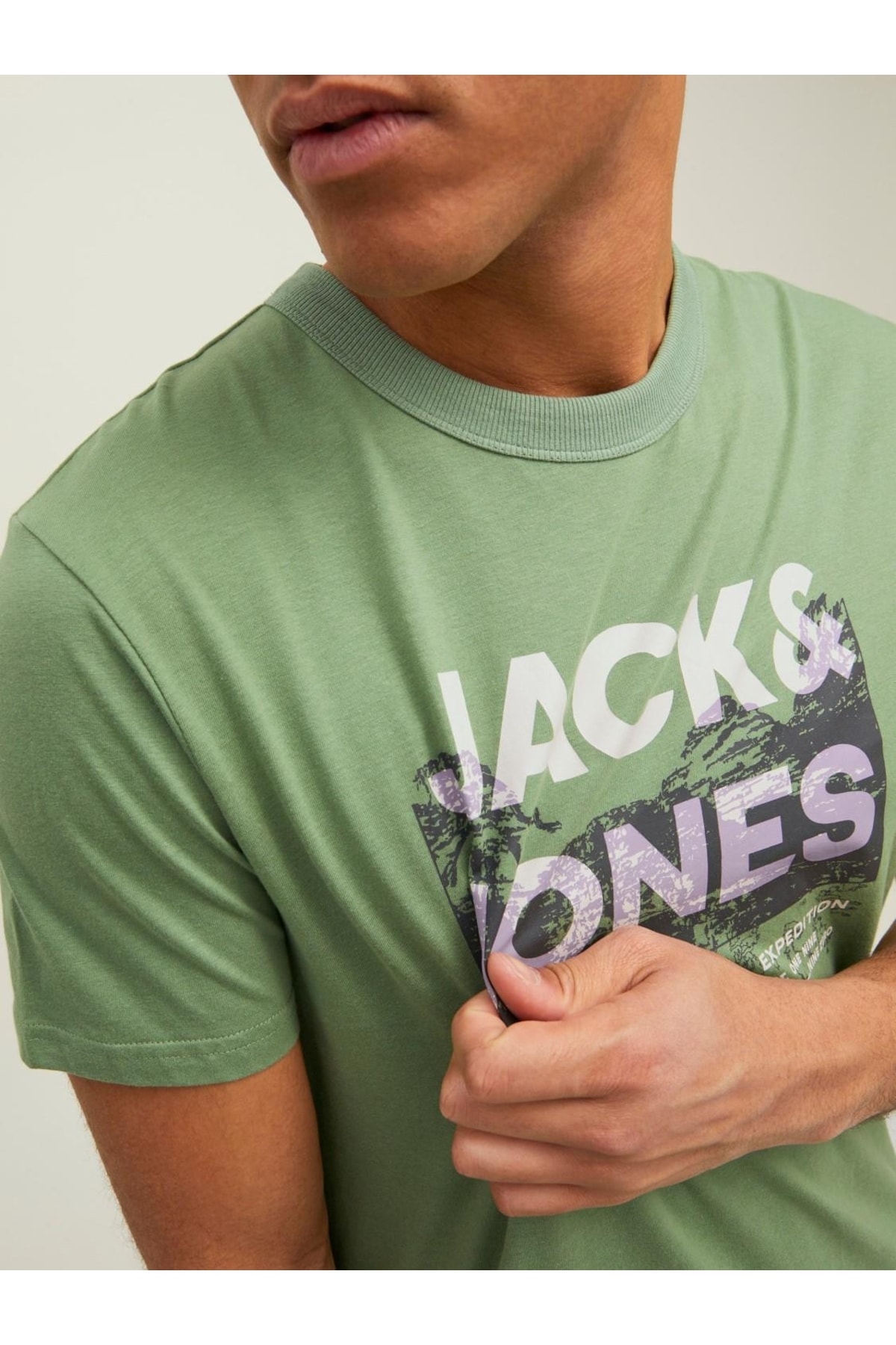 Jack jones Jcotrek Logolu Erkek T-shırt