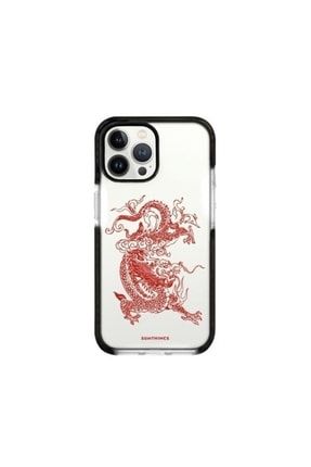 Dragon Iphone 13 Uyumlu Procase Siyah Şeffaf Telefon Kılıfı 1014711