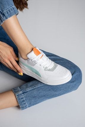 Beyaz - Kadın Sneakers 9006-35