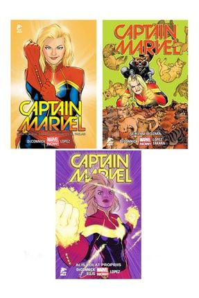 Captain Marvel Çizgi Roman Set ( 1-2-3 ) capmarvel3lü