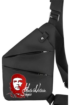 Çapraz Freebag Heybe Sırt Ve Göğüs Che Guevara Ernesto Resimli Çanta ZS-M-020