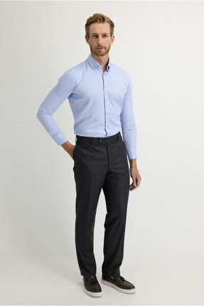 Erkek Orta Antrasit Klasik Pantolon 201676