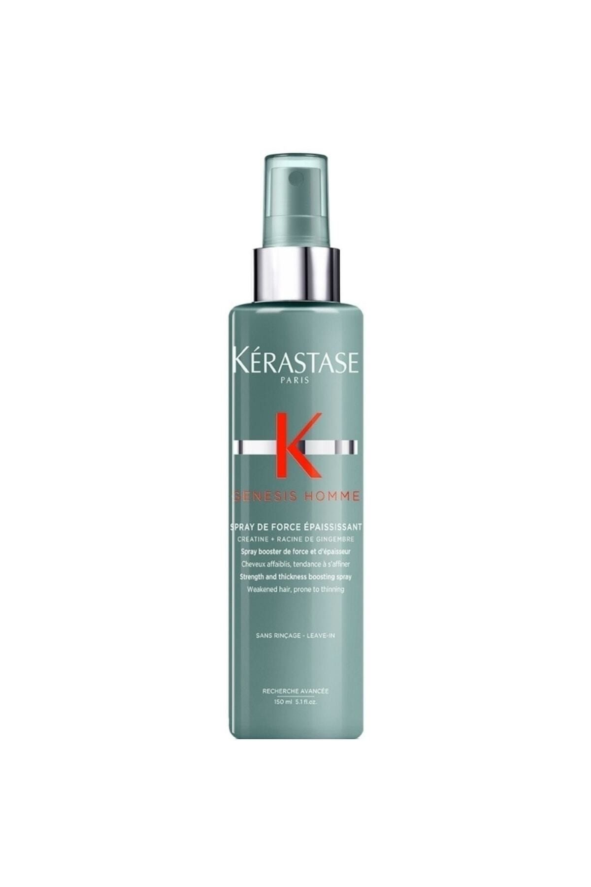 اسپری حجیم کننده، تقویت کننده و حالت دهنده موثر 24 ساعته Genesis Homme 150 میلی لیتری Kerastase