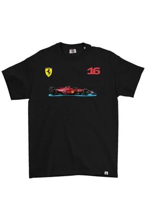 Charles Leclerc Ferrari Formula 1 Tişört LECLERC16TEE