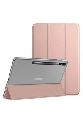 Samsung Galaxy Tab S7 Fe Lte T730 T735 T737 Kılıf Pu Deri Smart Standlı Case 18019